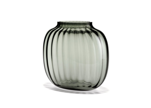 Primula Oval Vase - Smoke - Holmegaard - Vases - HORNE