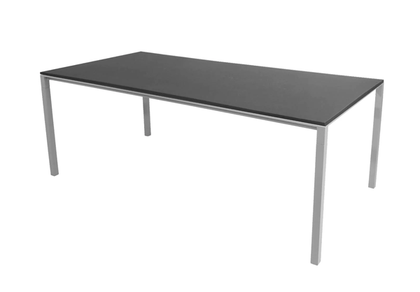 Pure Dining Table - Cane Line - Tables + Desks - Small - Light Grey - HORNE
