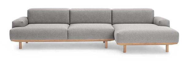 Reason 2 - Seater / Chaiselong Sofa - Bruunmunch - Sofas - Rewool 108 - Right - Facing - HORNE