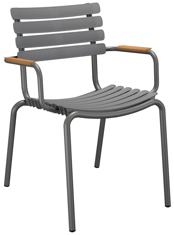 ReCLIPS Outdoor Dining Chair - HOUE - Outdoor Furniture - Dark Grey - Bamboo - HORNE