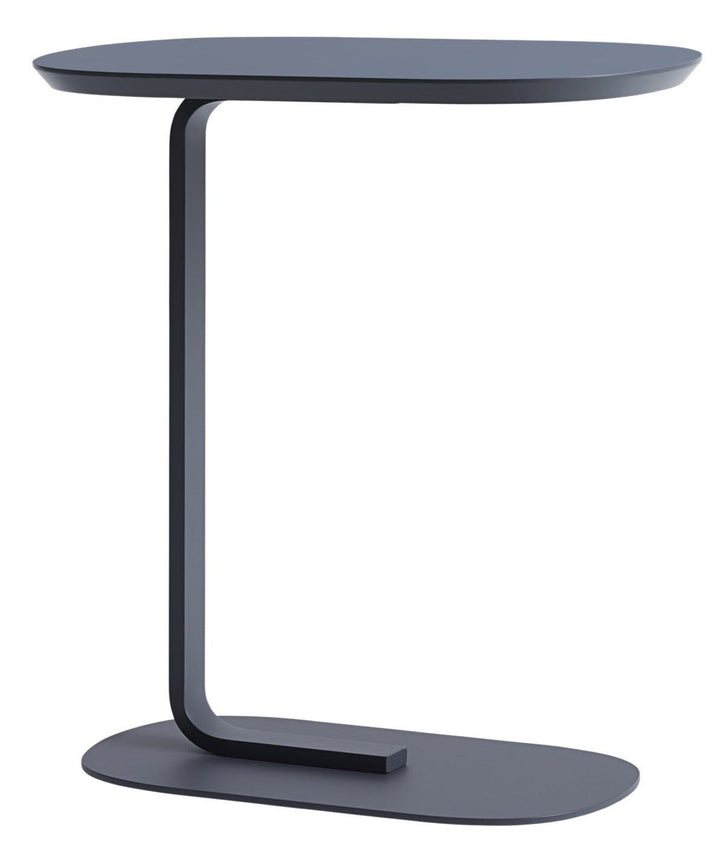 Relate Side Table - Muuto - Bedside Tables - Small - Blue - Grey - HORNE