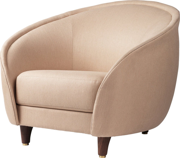 Revers Lounge Chair - Gubi - Chairs - American Walnut - Gabriel Tempt - 60152 - HORNE