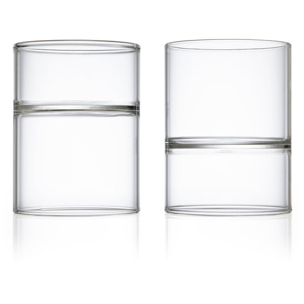 Revolution Rocks & Martini Glass - Set of 2 - Fferrone Design - Beer + Cocktail Glasses - HORNE