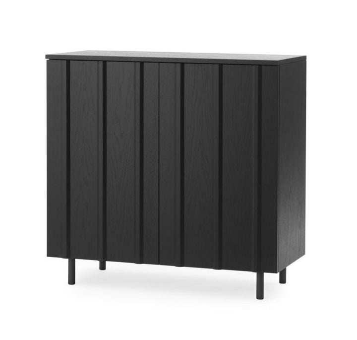 Rib Cabinet - Normann Copenhagen - Sideboards + Cabinets - Soft Black - HORNE