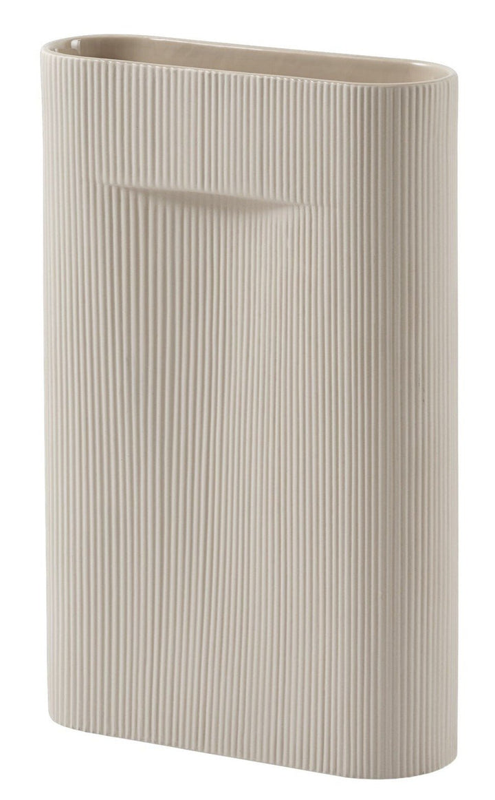 Ridge Vase - Muuto - Vases - Large - Beige - HORNE