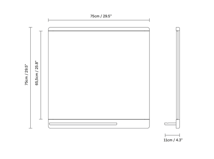 Rim Pinboard - Form + Refine - Office Accessories - Natural Oiled Oak - HORNE