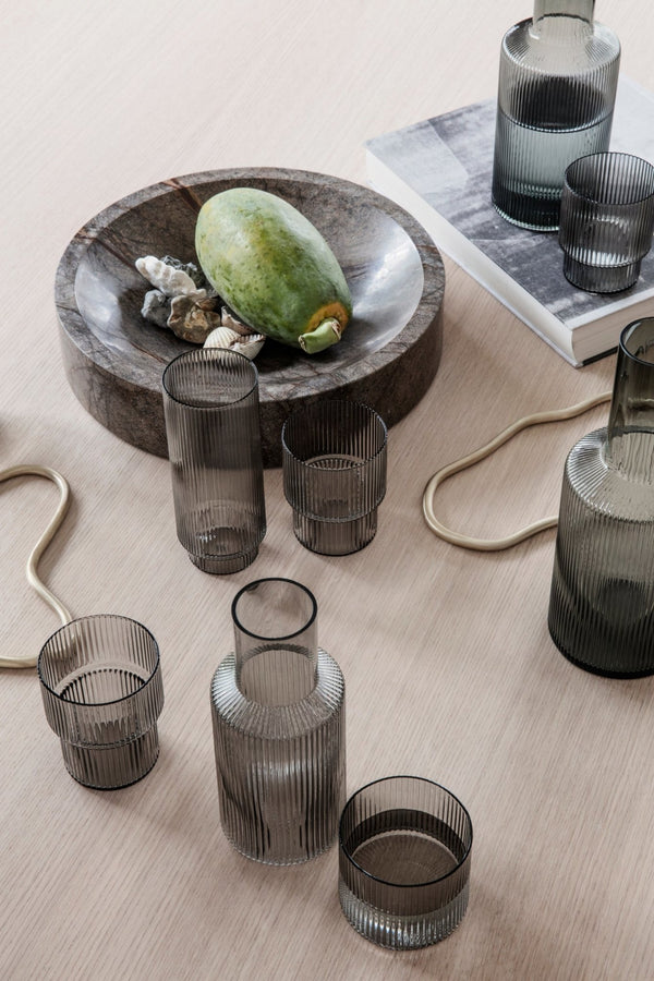 Ripple Glass - Set of 4 - Ferm Living - Glassware - HORNE