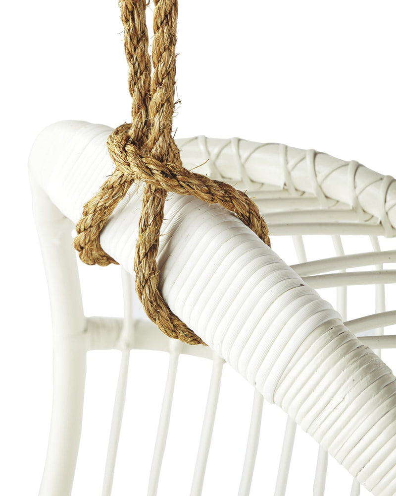 Riviera Hanging Chair - Sika Design - Chairs - White - HORNE