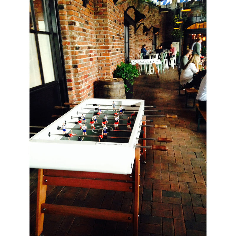 RS3 Indoor Foosball Table - Iroko Wood Legs - Black