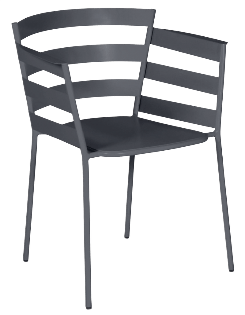 Rythmic Armchair - Set of 2 - Fermob - Outdoor Furniture - Black Cherry - HORNE