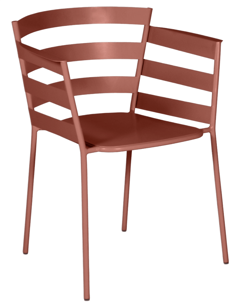 Rythmic Armchair - Set of 2 - Fermob - Outdoor Furniture - Black Cherry - HORNE