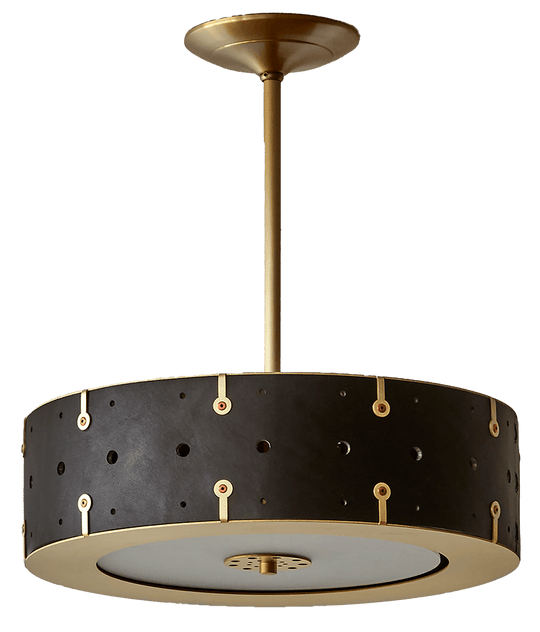 Sarah Ceiling Fixture - Lostine - Pendants - 14"Dia - Black - Surface - HORNE
