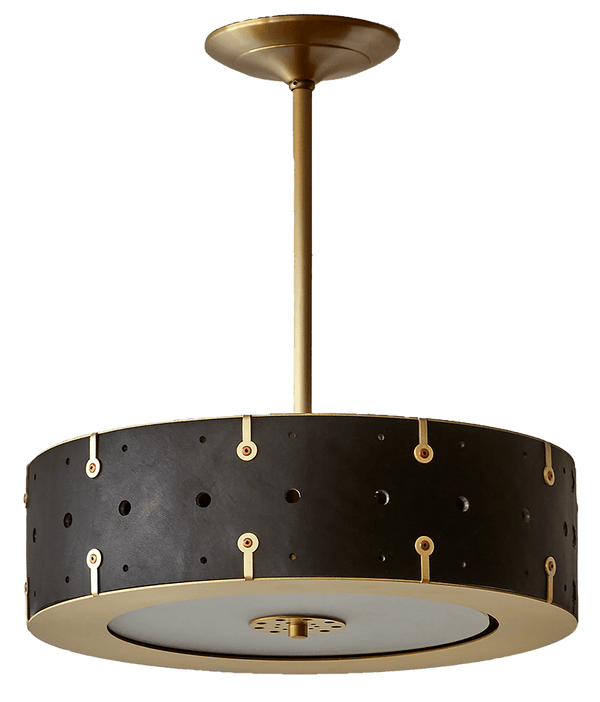 Sarah Ceiling Fixture - Lostine - Pendants - 14"Dia - Black - Surface - HORNE