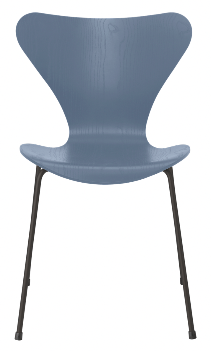 Series 7 chair - Colored Ash - Fritz Hansen - Chairs - Dusk Blue - Warm Graphite - HORNE