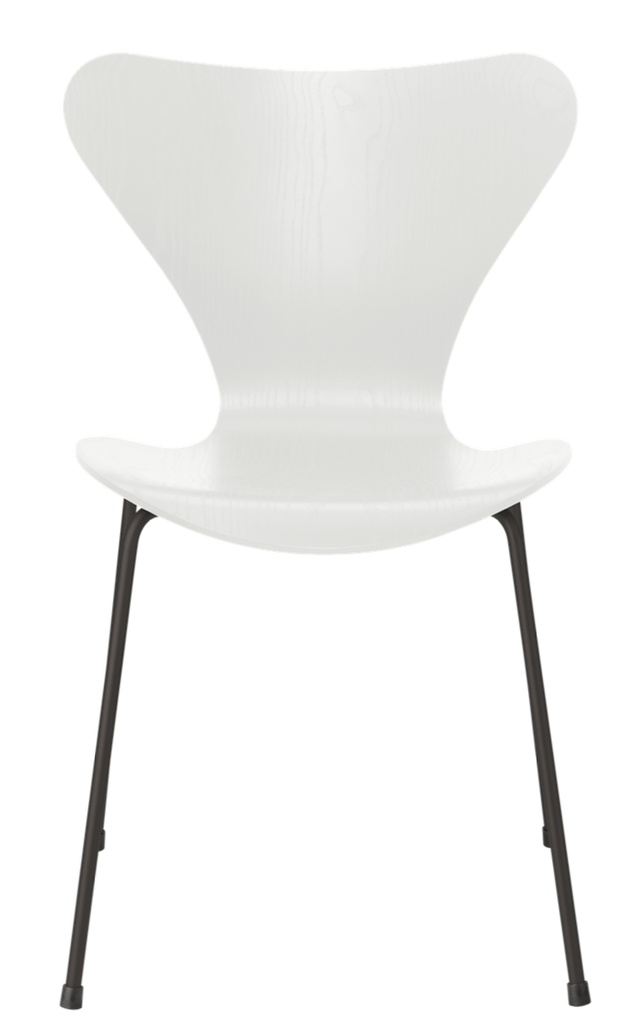 Series 7 chair - Colored Ash - Fritz Hansen - Chairs - White - Warm Graphite - HORNE