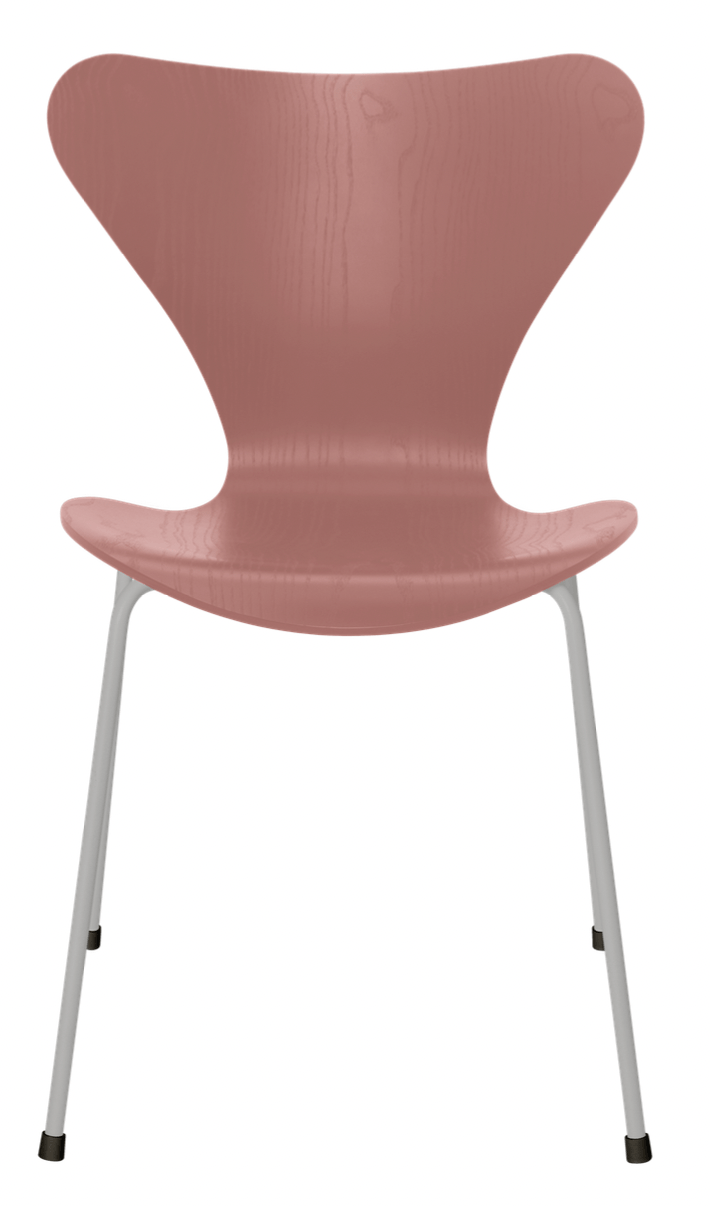 Series 7 - Colored Ash - Fritz Hansen - Chairs - Wild Rose - Nine Grey - HORNE