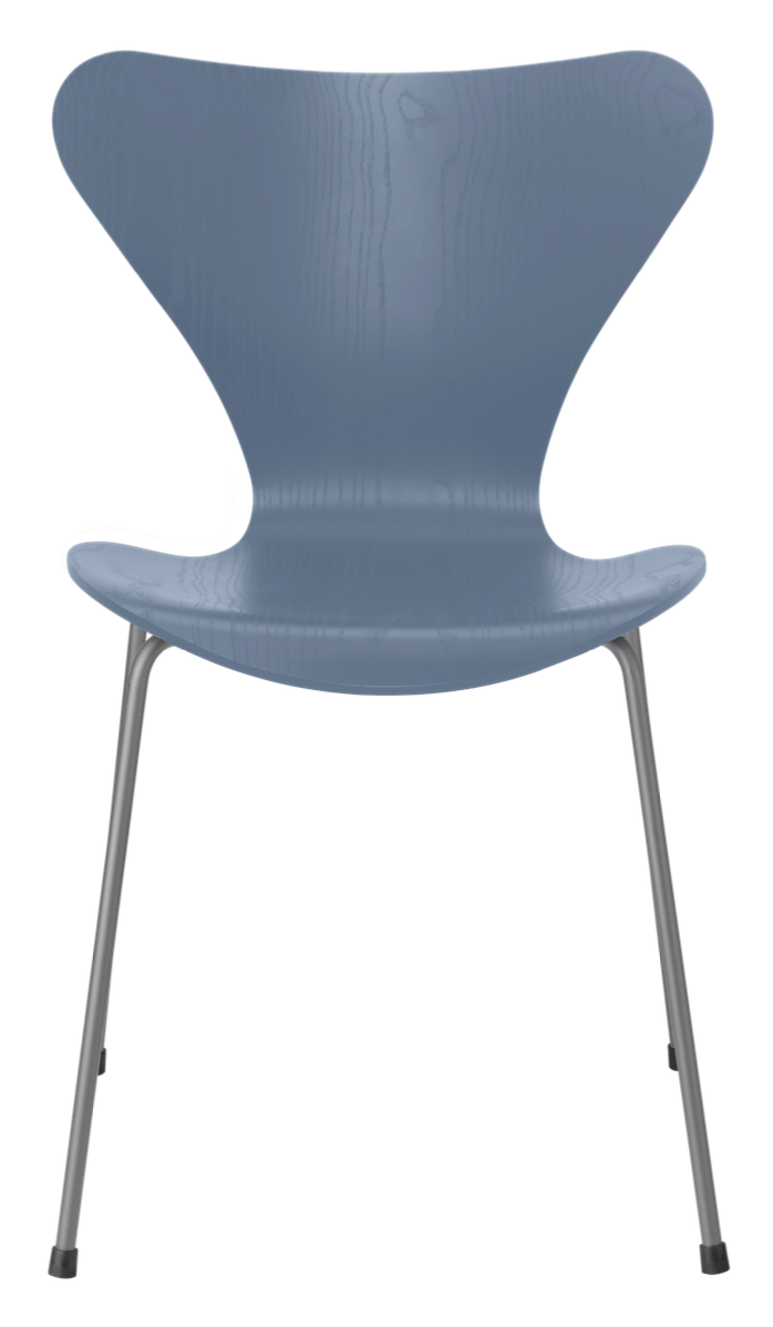 Series 7 - Colored Ash - Fritz Hansen - Chairs - Dusk Blue - Silver Grey - HORNE