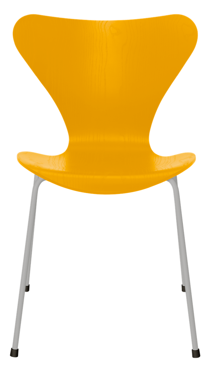 Series 7 - Colored Ash - Fritz Hansen - Chairs - True Yellow - Nine Grey - HORNE