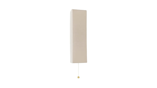Shaded Gable Wall Sconce - Workstead - Wall Sconces - Hewn Brass - With Pull Chain - HORNE