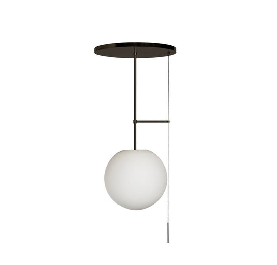 Signal Globe - Workstead - Ceiling Lights - Hewn Brass - With Pull Chain - HORNE