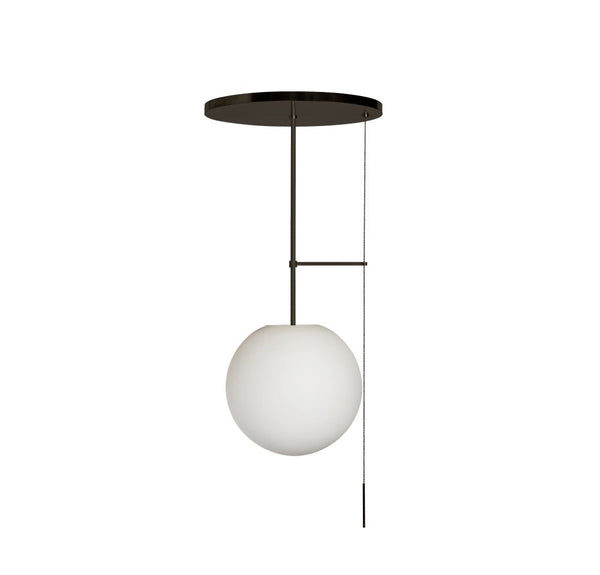 Signal Globe - Workstead - Ceiling Lights - Hewn Brass - With Pull Chain - HORNE