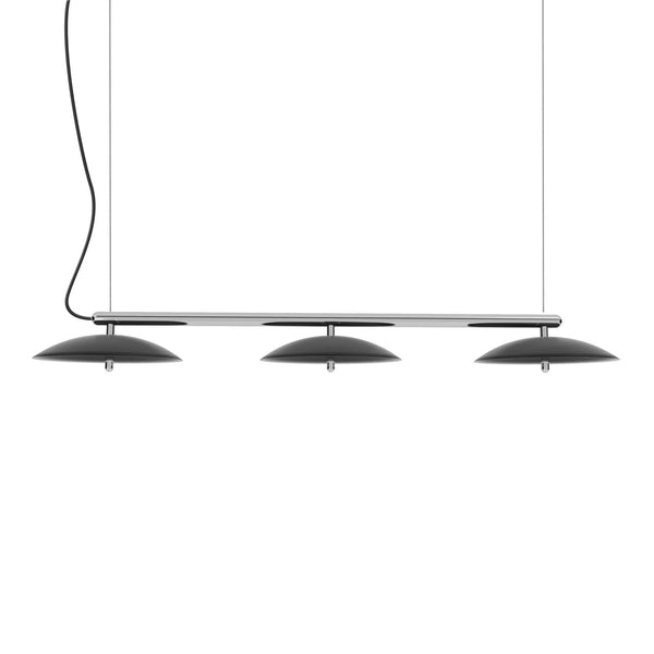 Signal Linear Pendant - 53" - Souda - Pendants - Black x Nickel - 2700K - Warm White - Black - HORNE