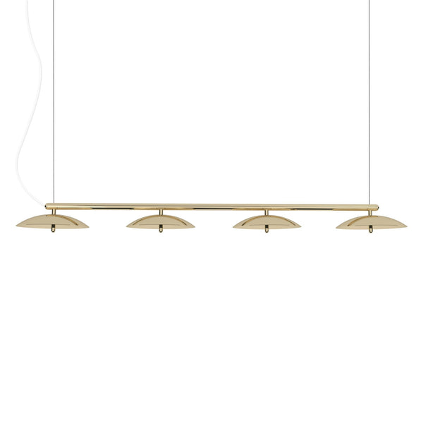 Signal Linear Pendant - 73" - Souda - Pendants - Brass - 2700K - Warm White - Black - HORNE