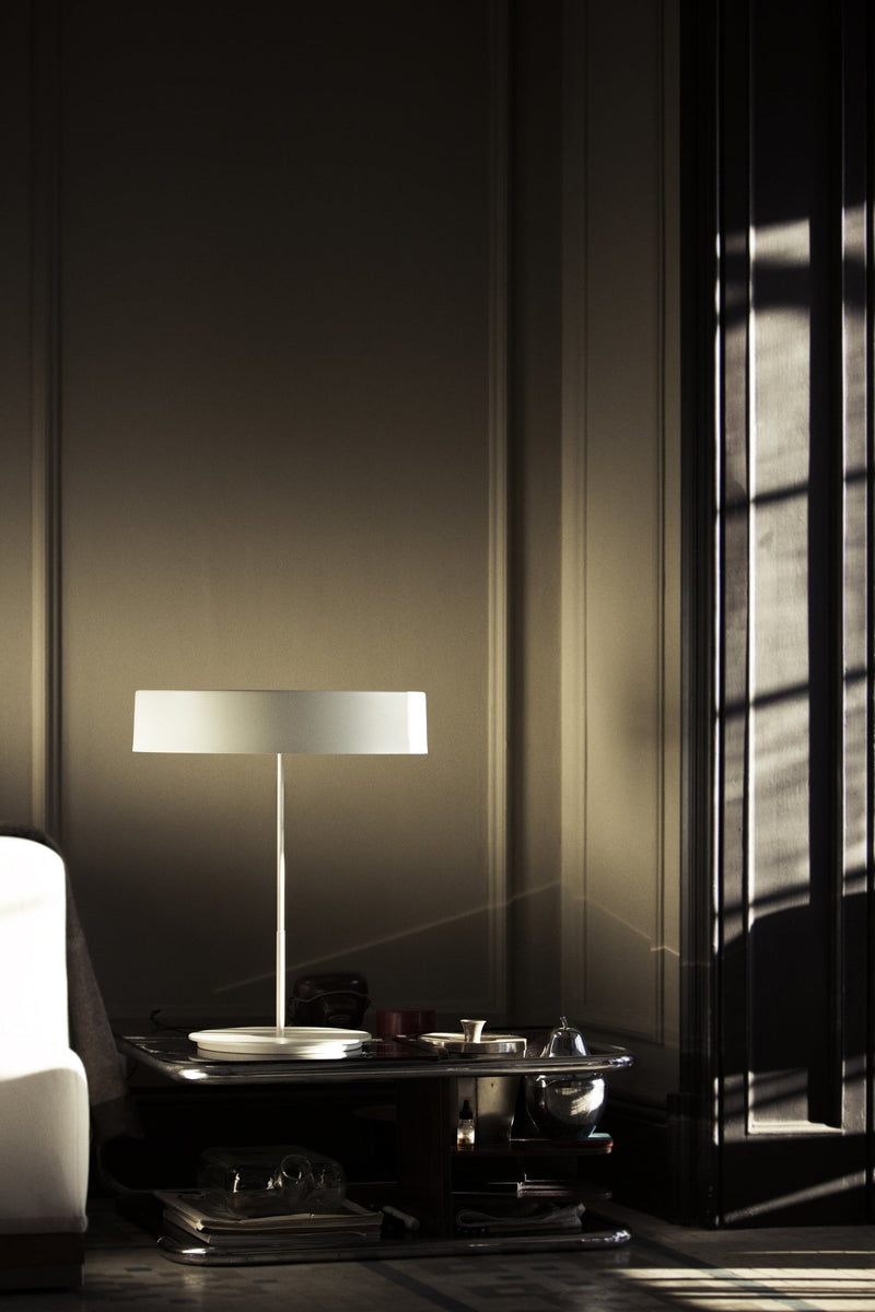 Sin Table Lamp - Large - Santa & Cole - Table + Task - White Grey - White Opal Methacrylate - HORNE