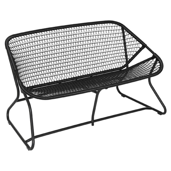 Sixties Bench - Fermob - Outdoor Furniture - Liquorice - HORNE