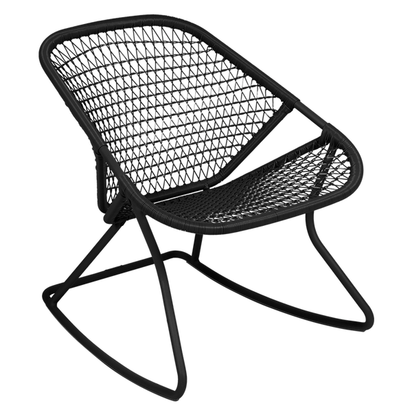 Sixties Rocking Chair - Fermob - Outdoor Furniture - Liquorice - HORNE