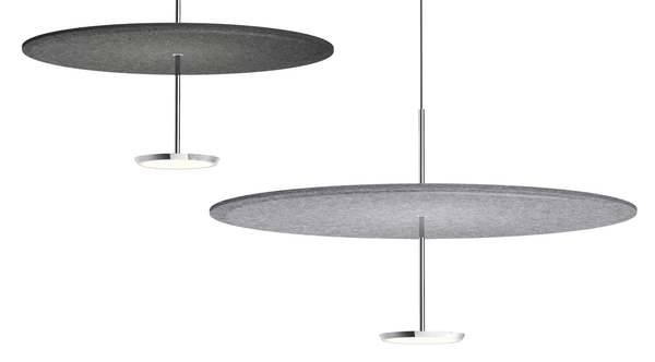 Sky Sound - Pablo Designs - Pendants - Polished Aluminum - 18" - Anthracite - HORNE