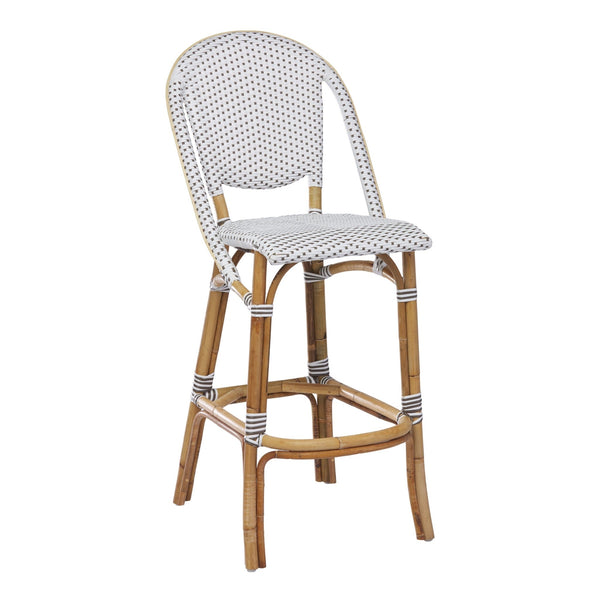 Sofie Bar Stool - Sika Design - Stools + Benches + Ottomans - Black / Black Dots - HORNE