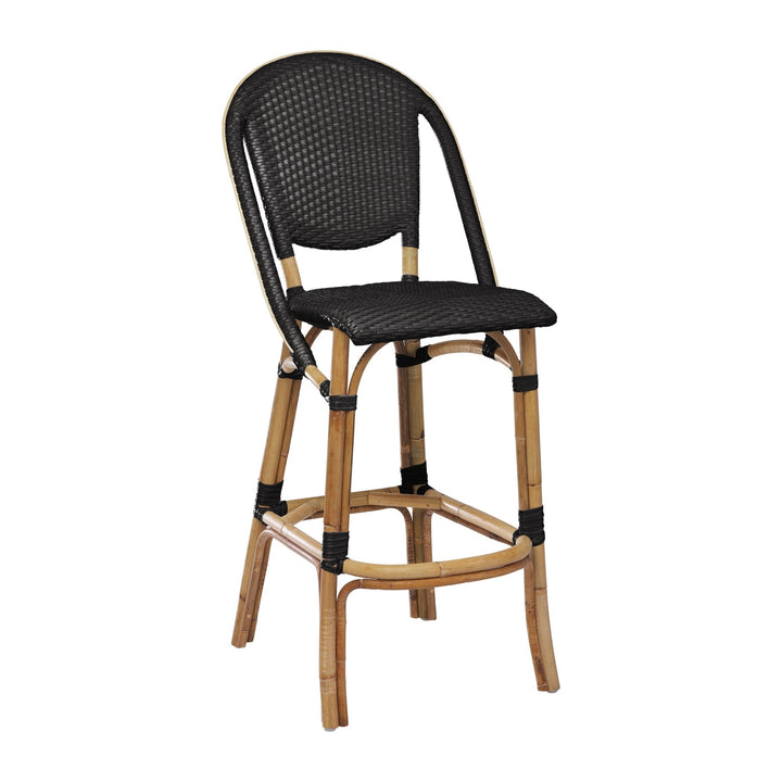 Sofie Bar Stool - Sika Design - Stools + Benches + Ottomans - Black / Black Dots - HORNE