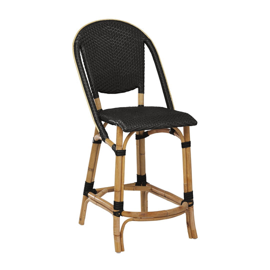 Sofie Counter Stool - Sika Design - Stools + Benches + Ottomans - Black / Black Dots - HORNE