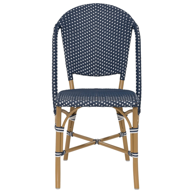 Sofie Outdoor Dining Side Chair - Sika Design - Outdoor Furniture - Black / White Dots - HORNE