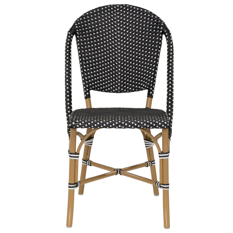Sofie Outdoor Dining Side Chair - Sika Design - Outdoor Furniture - Black / White Dots - HORNE