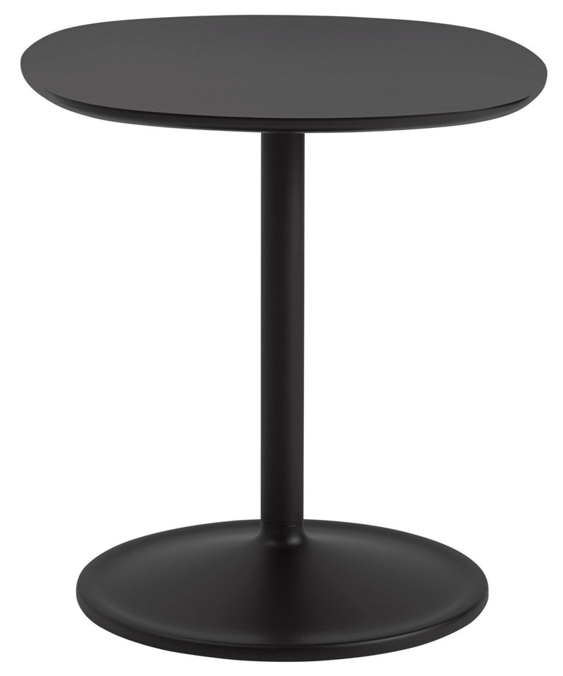 Soft Side Table - Square - Muuto - Bedside Tables - Size 1 - Black Nanolaminate/Black - HORNE