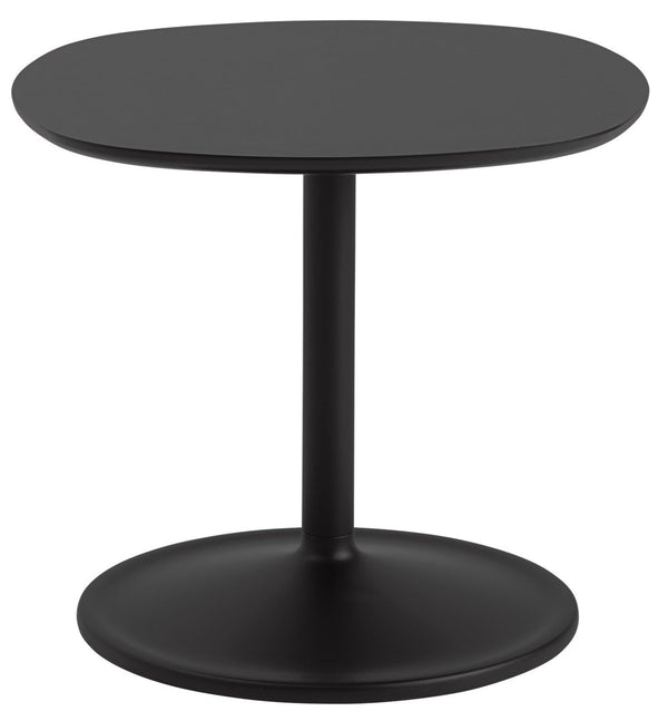 Soft Side Table - Square - Muuto - Bedside Tables - Size 1 - Black Nanolaminate/Black - HORNE