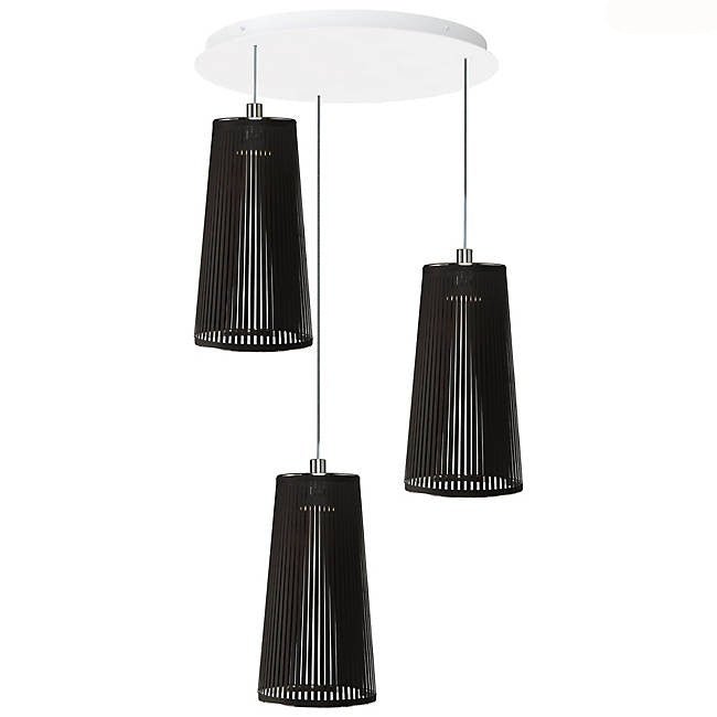 Solis 3 Chandelier - Pablo Designs - Chandeliers - Silver - 24