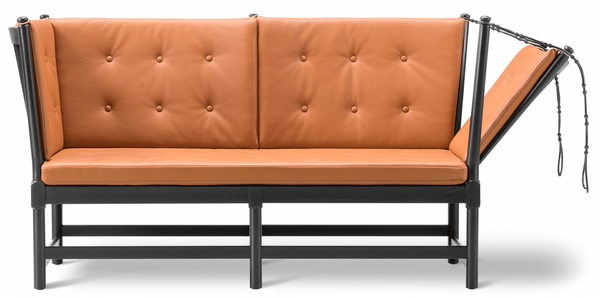 Spoke - Back Sofa - Black Lacquered Oak - Fredericia - Sofas - Omni 307 - HORNE
