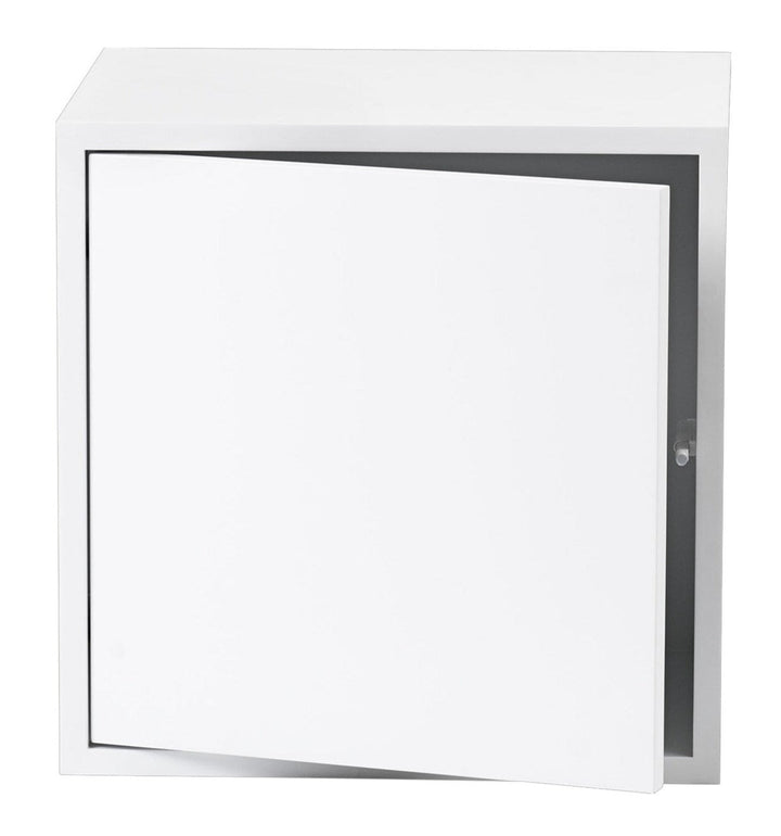 Stacked Storage System - Muuto - Shelving - Medium w/ Door - White - HORNE
