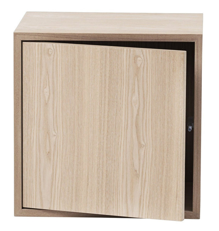 Stacked Storage System - Muuto - Shelving - Medium w/ Door - Oak - HORNE