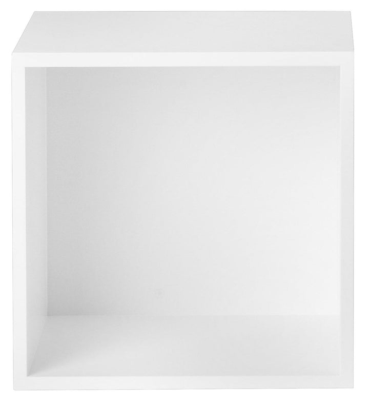 Stacked Storage System - Muuto - Shelving - Medium w/ Backboard - White - HORNE