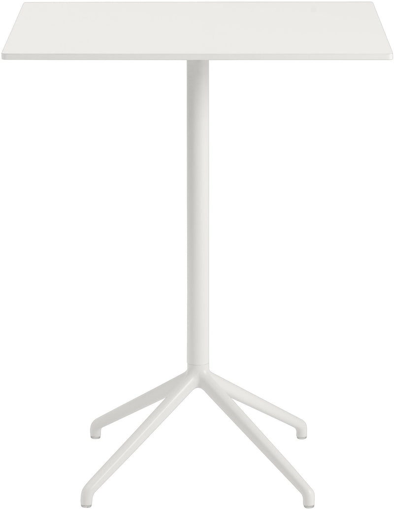 Still Rectangular Cafe Table - Medium - Muuto - Table + Task - Black Top & Black Base - HORNE