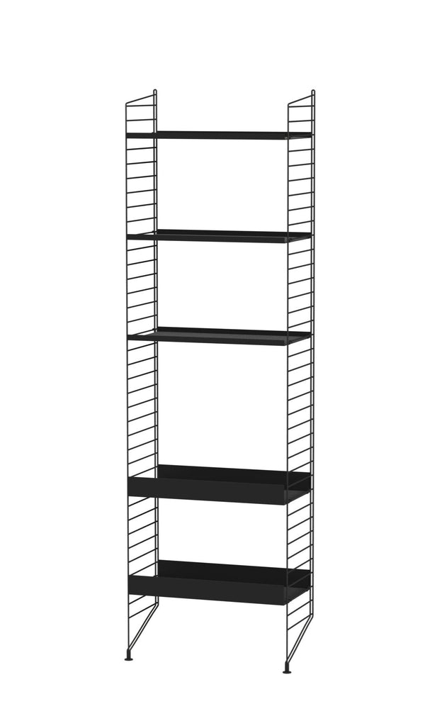 String Bathroom Shelving - Unit I - String Furniture - Shelving - Black - HORNE