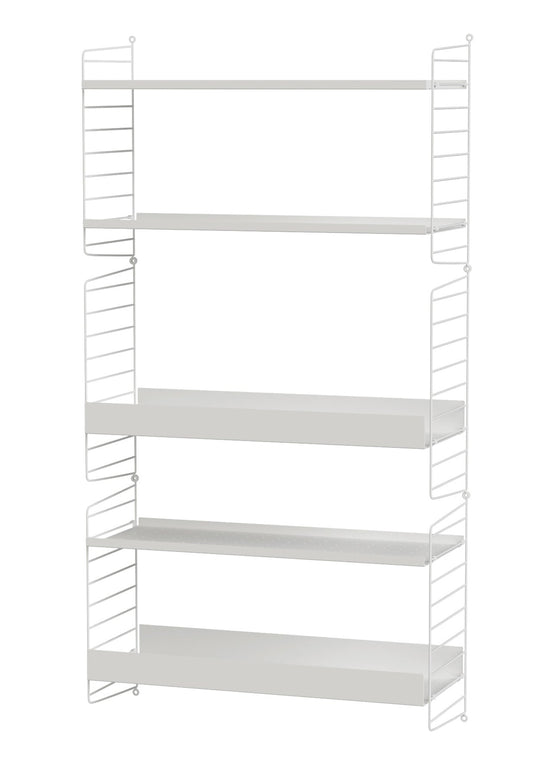 String Kids Room Shelving - Unit B - String Furniture - Shelving - White - HORNE