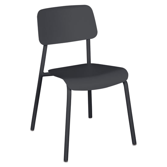 Studie Chair - Set of 2 - Fermob - Outdoor Furniture - Anthracite - HORNE