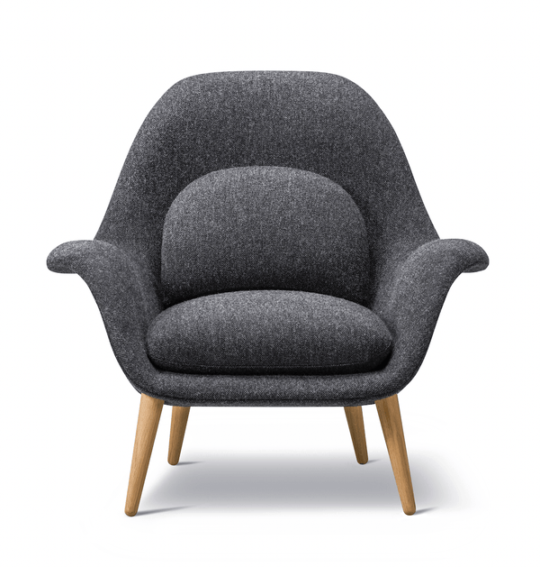 Swoon Lounge - Oiled Oak - Fredericia - Chairs - Hallingdal 180 - HORNE