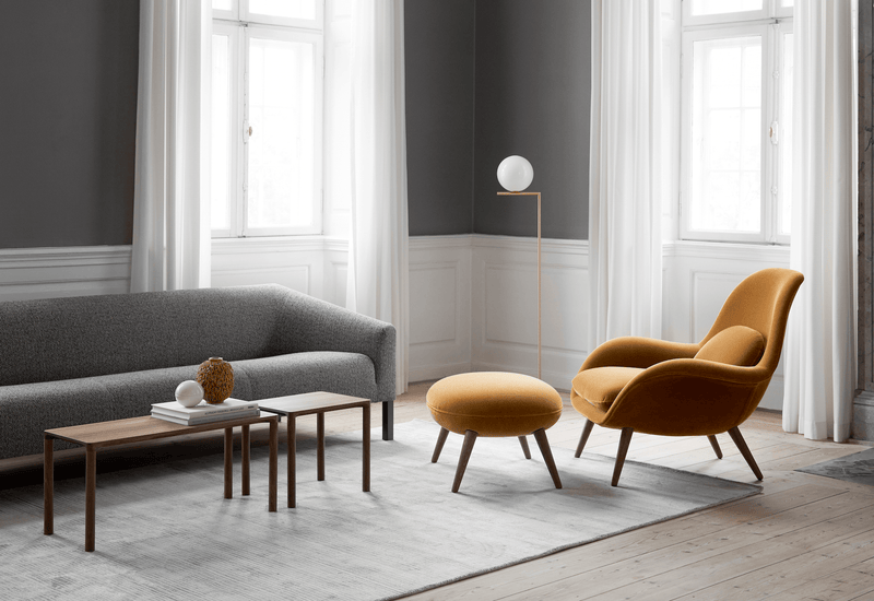Swoon Lounge - Smoked Oak - Fredericia - Chairs - Maple 222 - HORNE