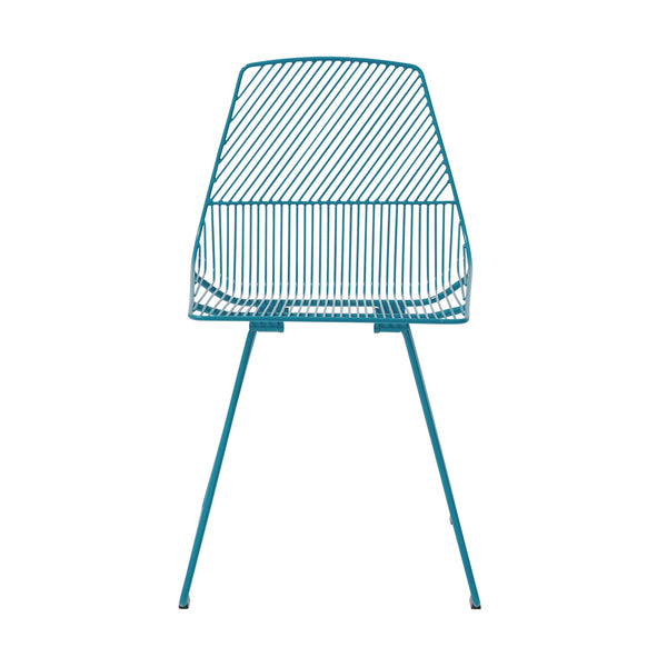 The Ethel Side Chair - Set of 2 - Bend Goods - Chairs - Peacock Blue - No Seat Pad - HORNE